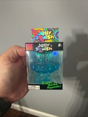 Jelly Squish Blue Kids Toy - Super Solid Squish